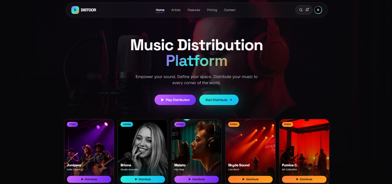 Distoor product interface