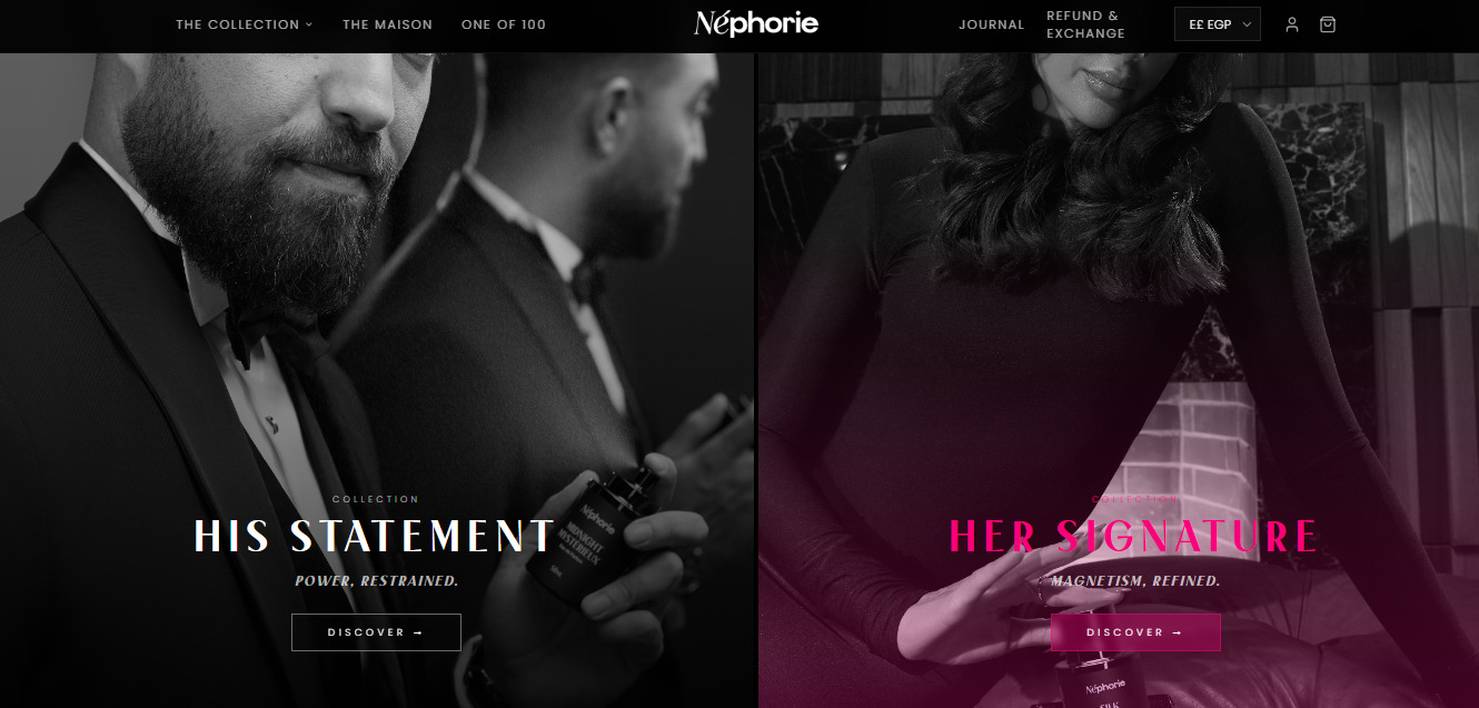 Nephorie product interface