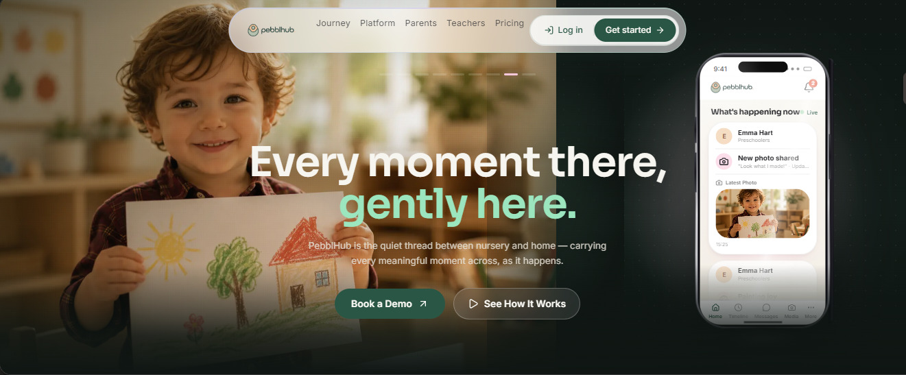 PebblHub product interface
